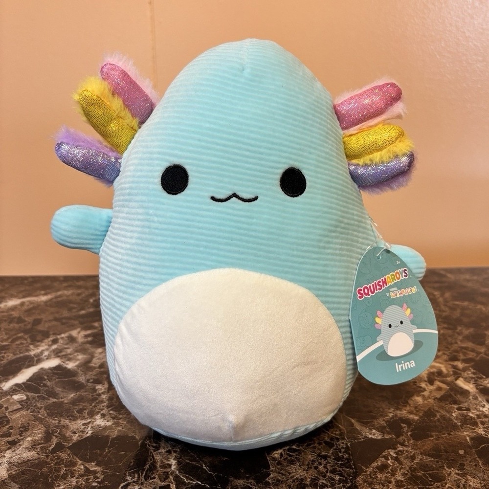 Squishmallows Irina Axolotl 8in Plush Toy Washable 2023